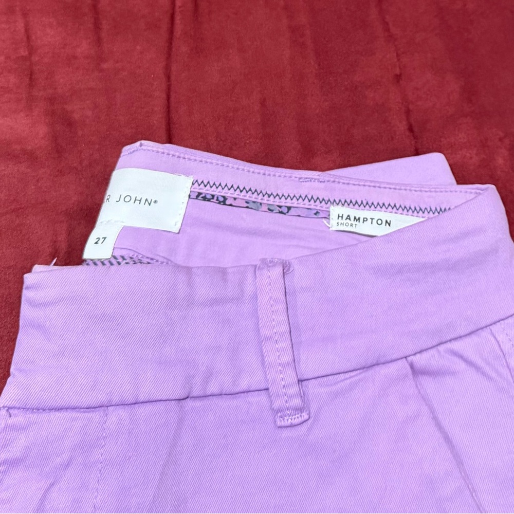 Dear John Women's Lavender High Waist Shorts - Picture 3 of 3